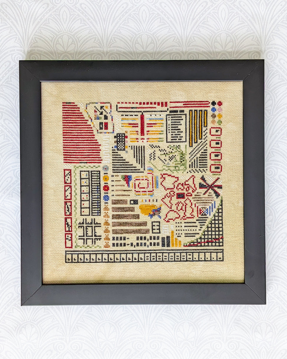 Data Portraits in Paris Deux - Shaded Stitchery - Cross Stitch Pattern [Needlework Marketplace 2026]