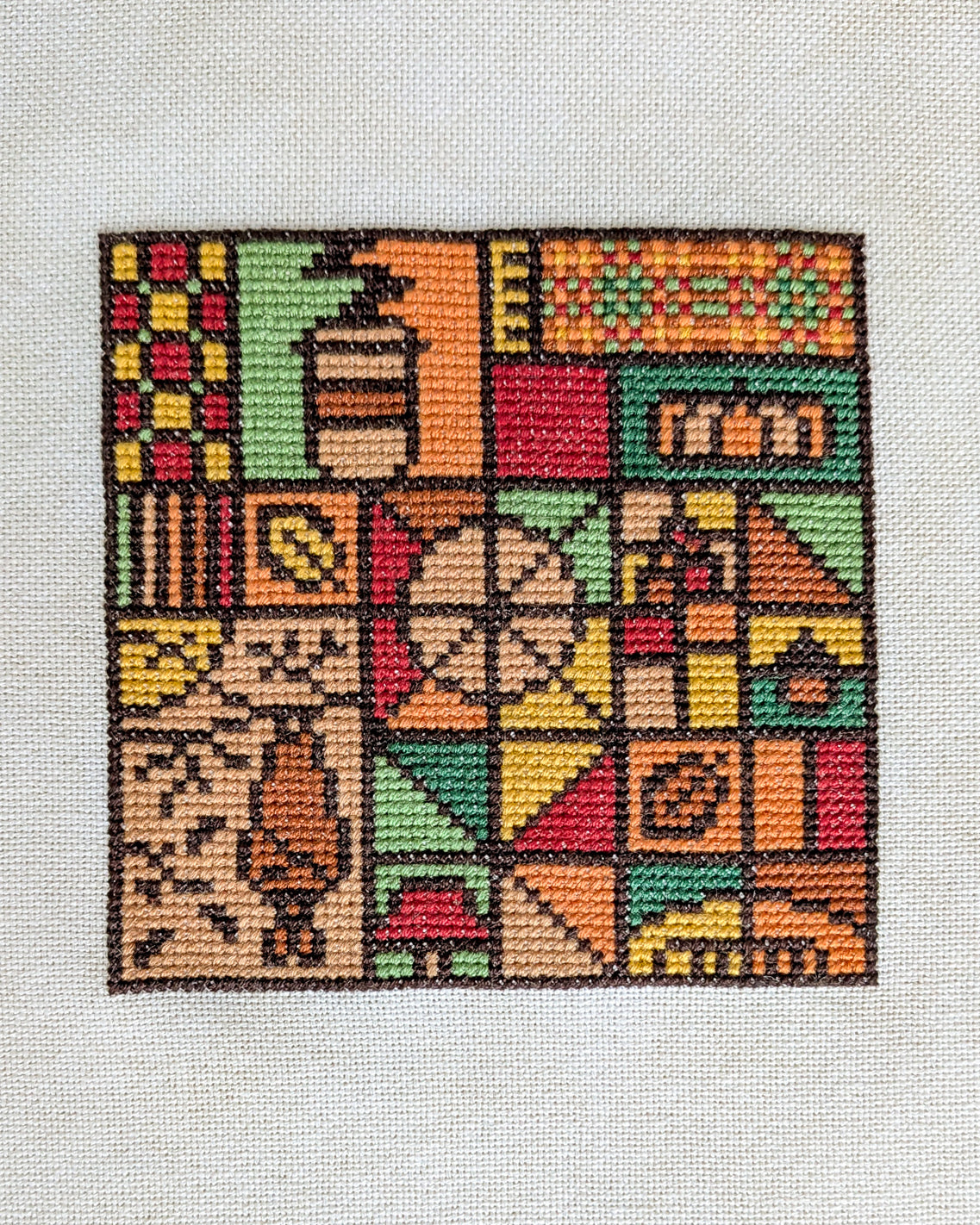 Fall Mosaic - Shaded Stitchery - Cross Stitch Pattern [Needlework Marketplace 2026]