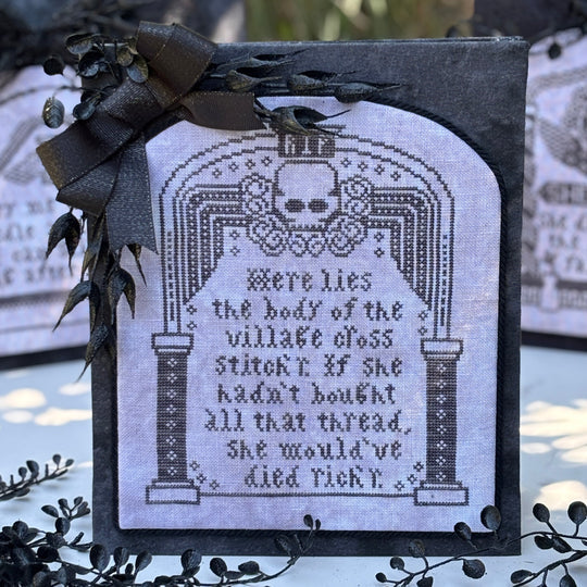 Richer (Stitcher's Tombstone Series)- Dirty Annie's - Cross Stitch Pattern [Needlework Marketplace 2025]