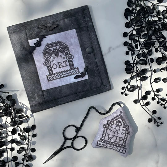 WIP and ORT (Stitcher's Tombstone Series)- Dirty Annie's - Cross Stitch Pattern [Needlework Marketplace 2025]