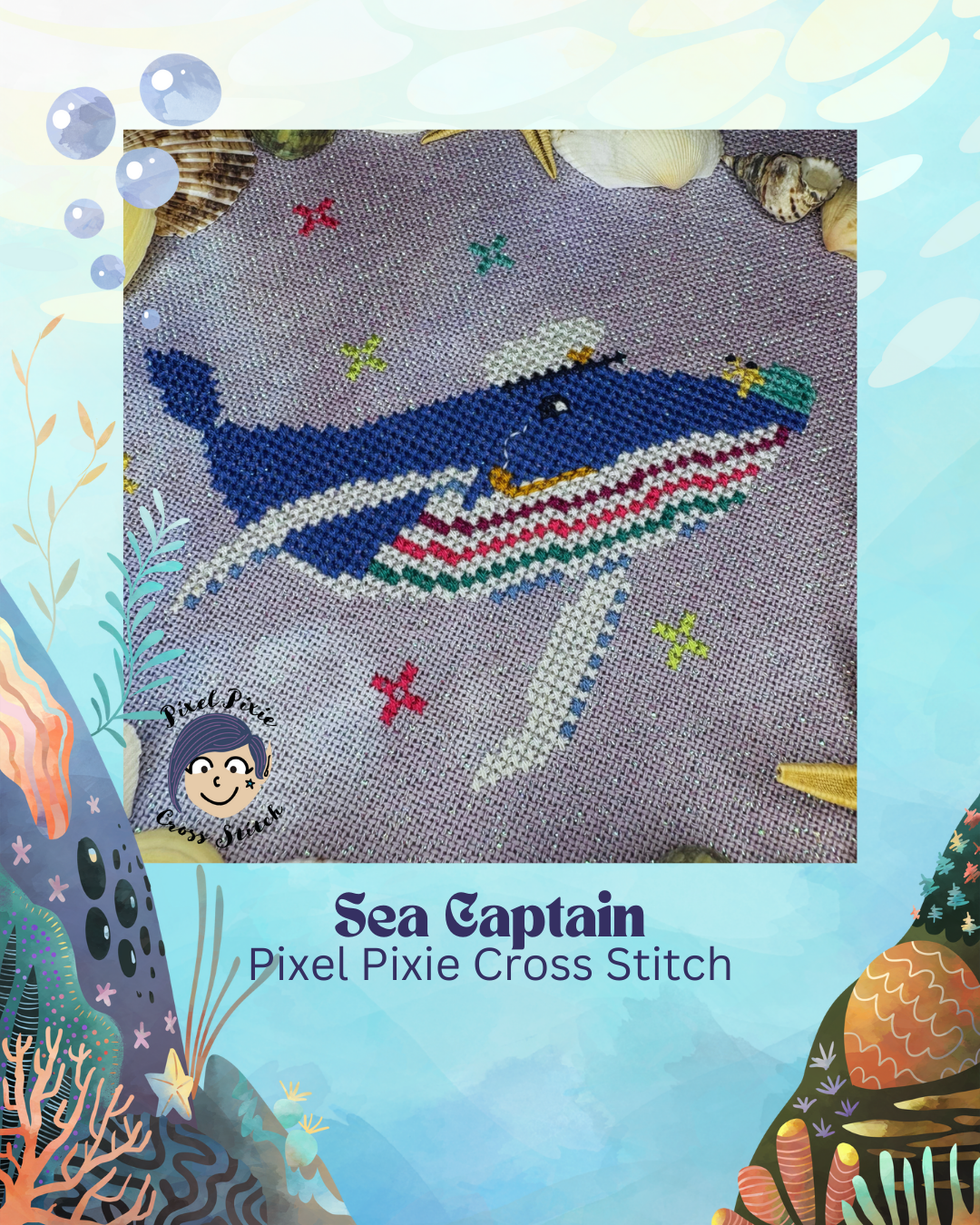 Spellbound Stitches Vol 4: Under The Sea - Cross Stitch Pattern [Needlework Marketplace 2025]