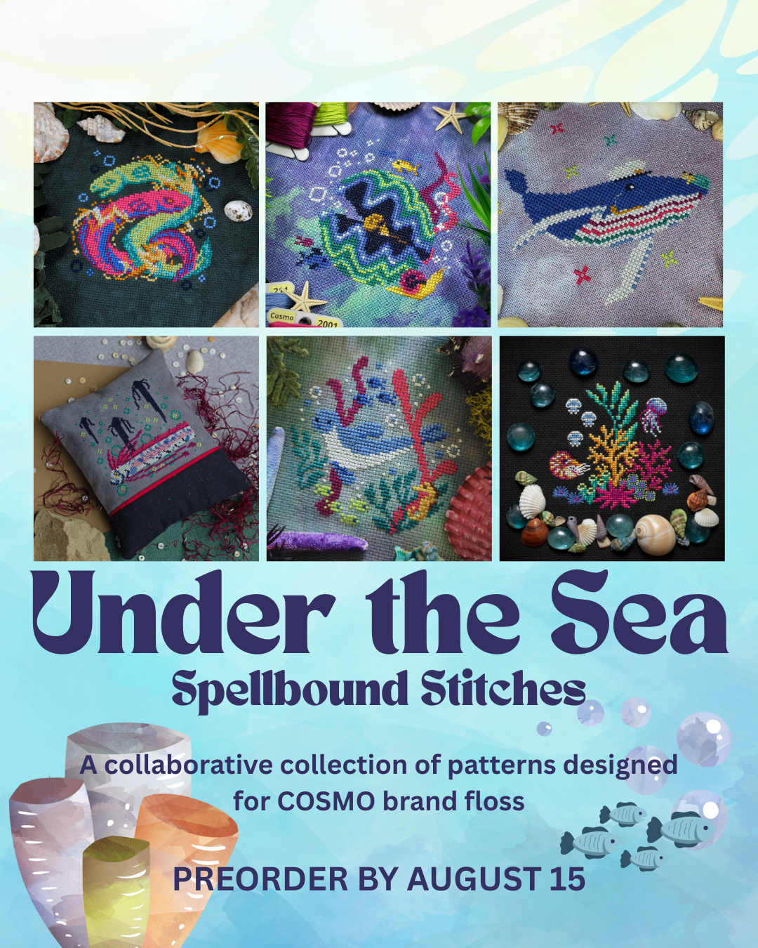 Spellbound Stitches Vol 4: Under The Sea - Cross Stitch Pattern [Needlework Marketplace 2025]