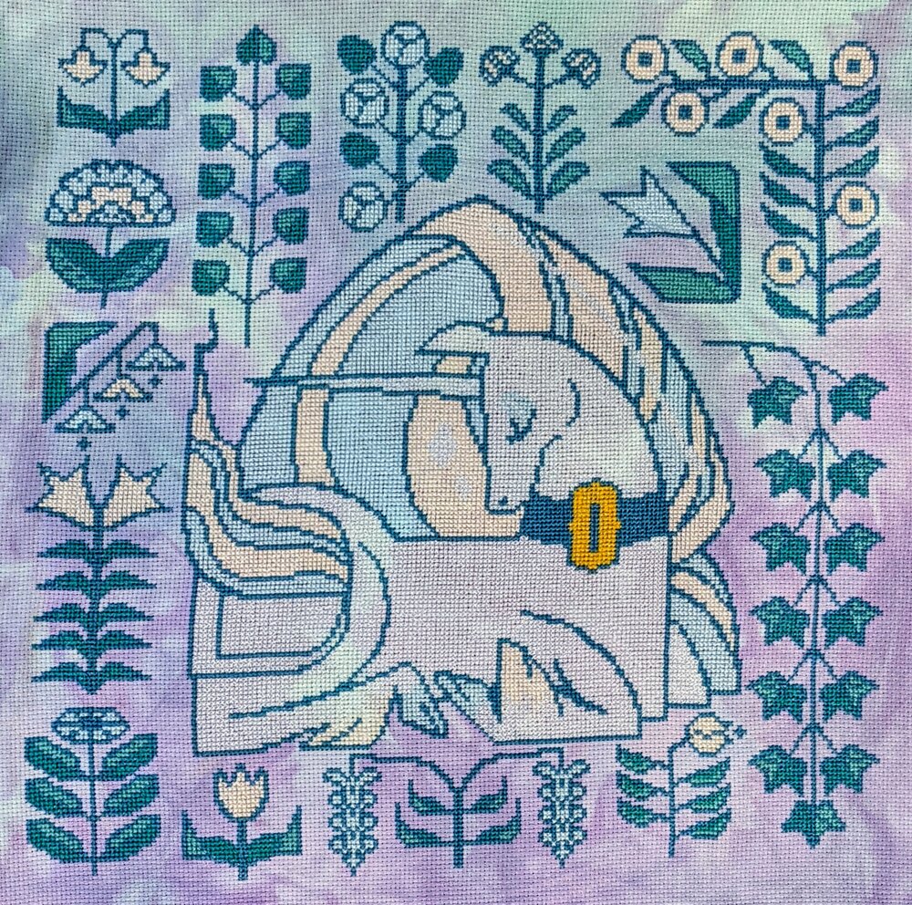 Trans Pride Tapestry - Uncanny Kari x Dee's 20 Stitches - Cross Stitch Pattern
