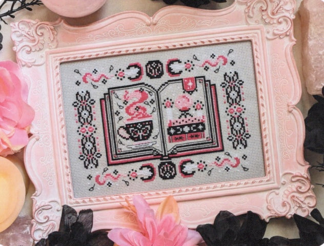 Book of Psychic Reading - Haunted Frames - Cross Stitch Pattern