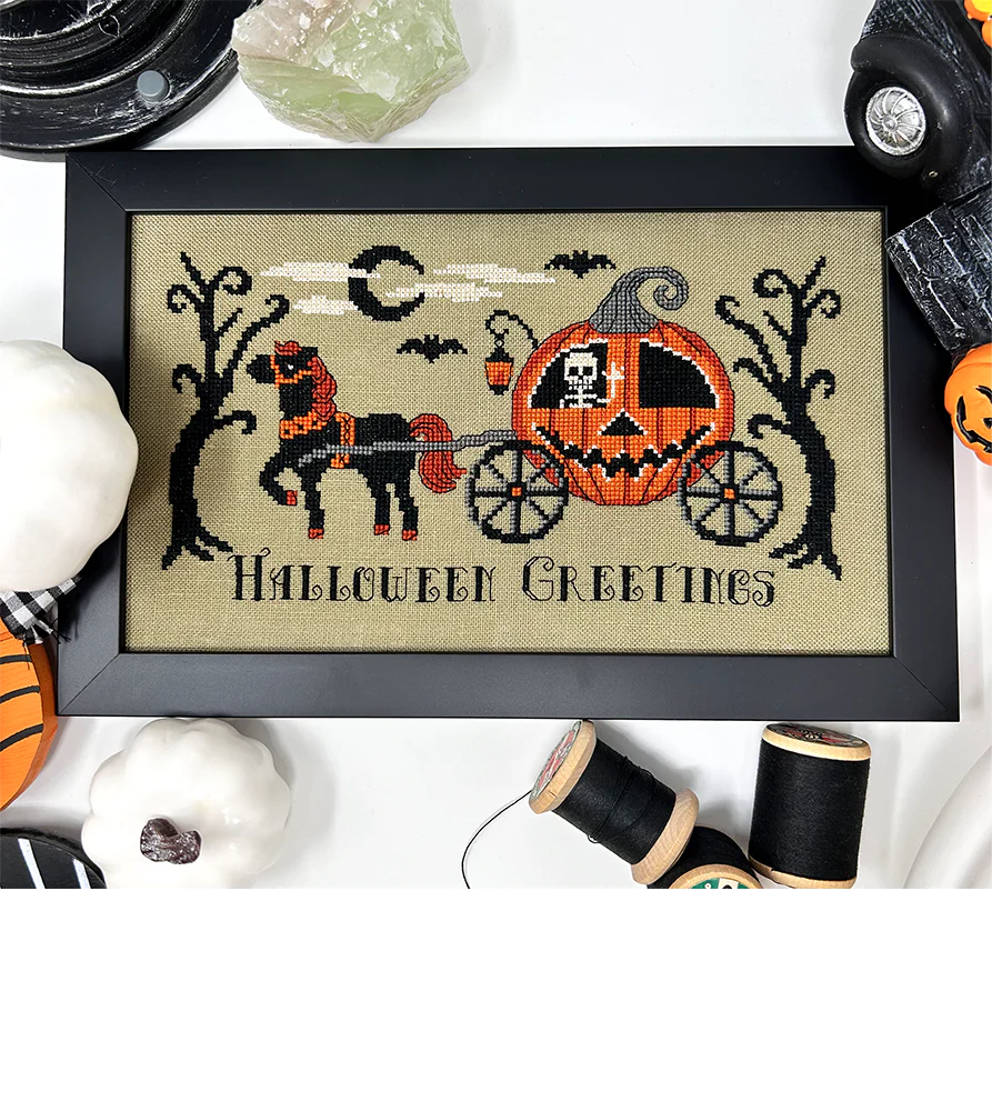The Pumpkin Coach - Tiny Modernist - Cross Stitch Pattern