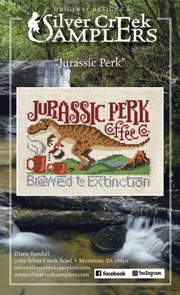 Jurassic Perk - Silver Creek Samplers - Cross Stitch Pattern