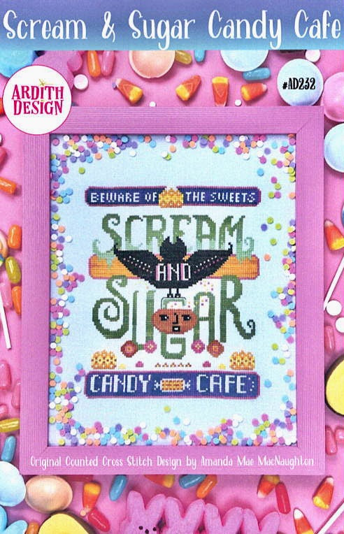 Scream & Sugar Candy Cafe - Ardith Design - Cross Stitch Pattern