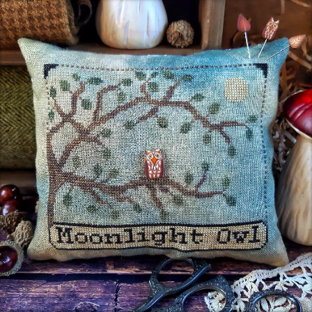 Moonlight Owl - PuntiniPuntini - Cross Stitch Pattern [Needlework Marketplace 2023 Exclusive]
