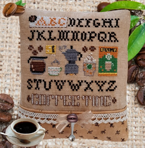 ABC of Coffee - Fairy Wool in the Wood - Cross Stitch Pattern [Needlework Marketplace 2024]