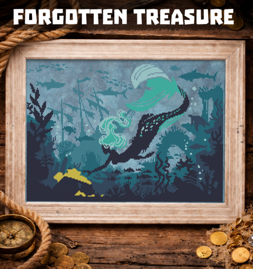 Forgotten Treasure - Autumn Lane Stitchery - Cross Stitch Pattern [Nashville 2026]