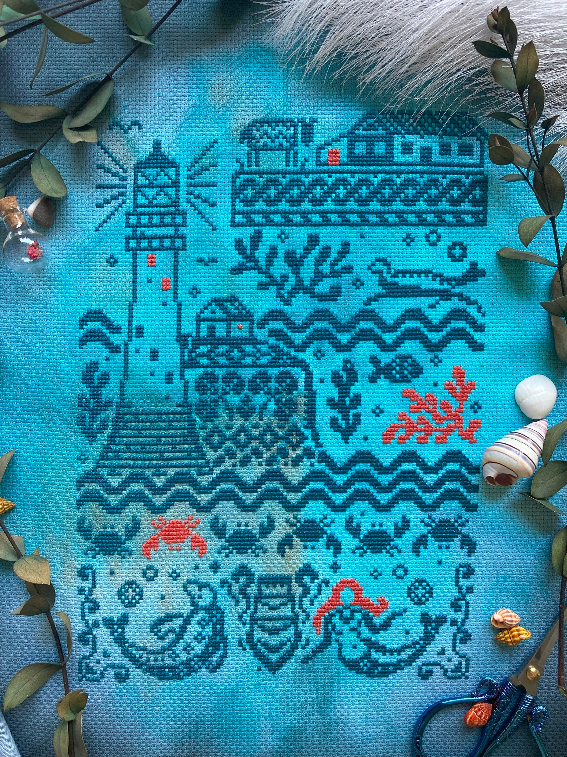 Selkie - Quaternion Creations - Cross Stitch Pattern [Needlework Marketplace 2025]