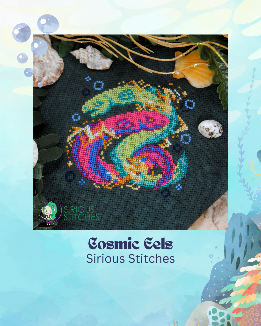 Spellbound Stitches Vol 4: Under The Sea - Cross Stitch Pattern [Needlework Marketplace 2025]