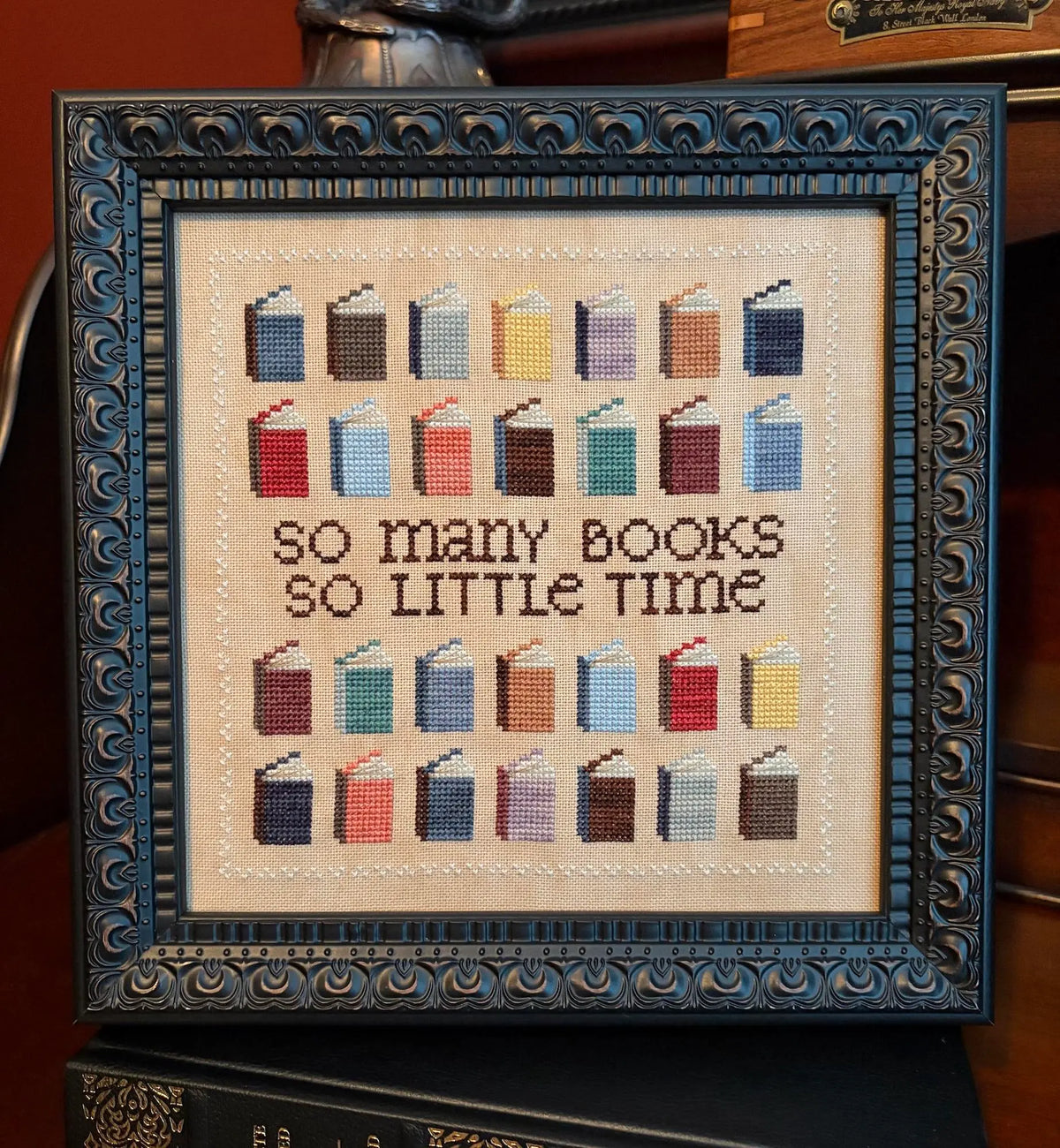 So Many Books - Sweet Wing Studio - Cross Stitch Pattern
