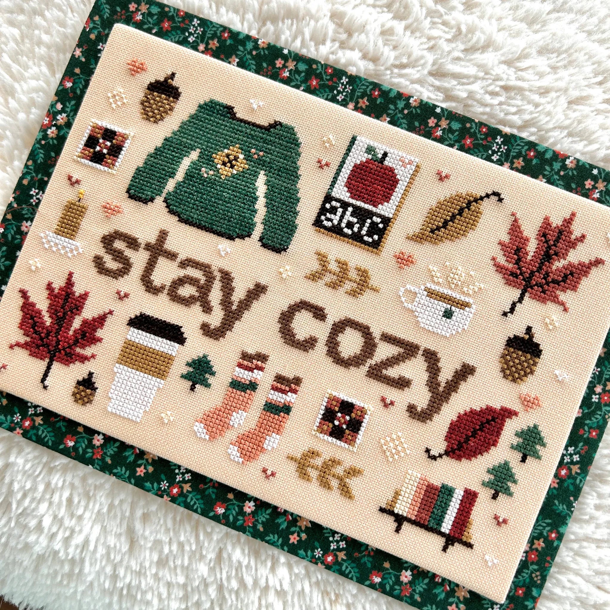 Stay Cozy - Sweet Wing Studio - Cross Stitch Pattern [Needlework Marketplace 2025]