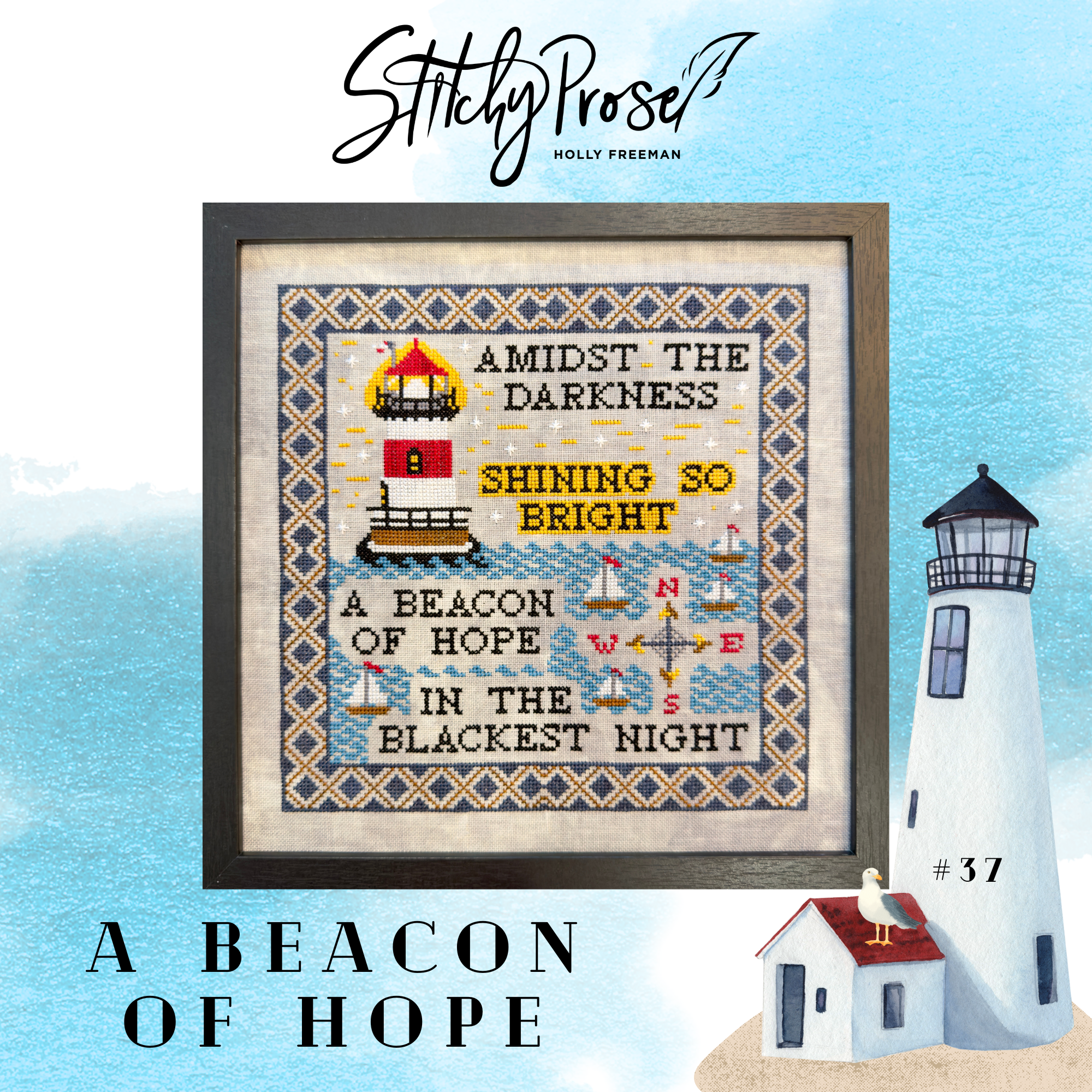 A Beacon of Hope - Stitchy Prose - Cross Stitch Pattern [Nashville 2026]