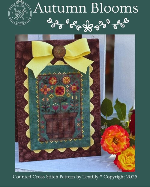 Autumn Blooms - Textilly Crafts - Cross Stitch Pattern