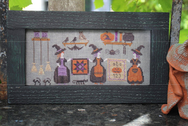 Show & Tell at the Witches Retreat - Thistles - Cross Stitch Pattern