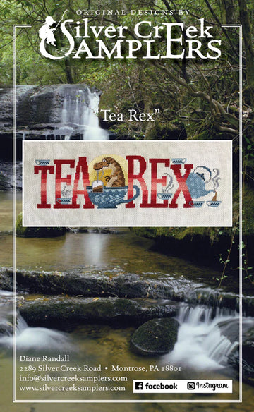 Tea Rex - Silver Creek Samplers - Cross Stitch Pattern