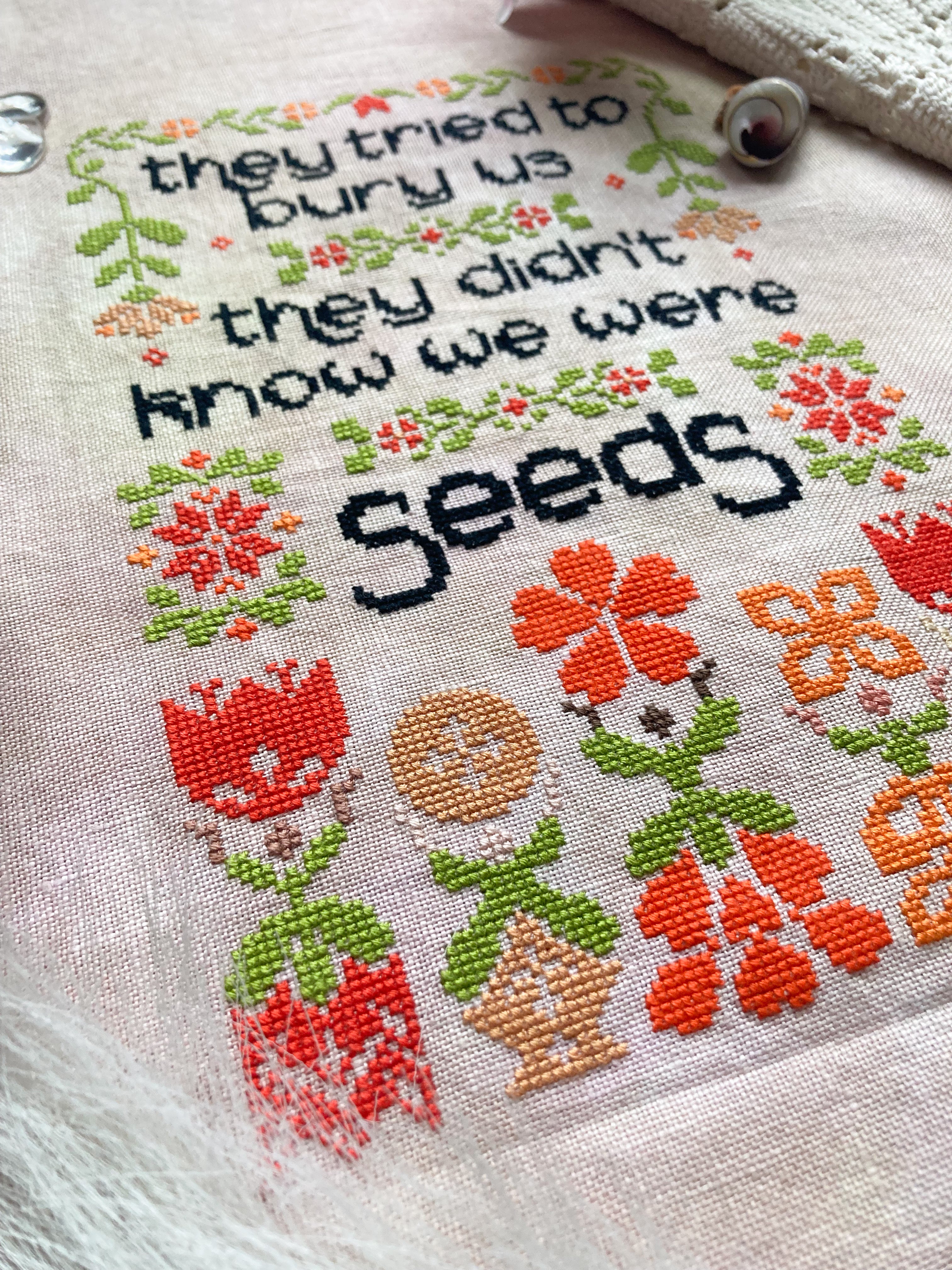 The Seeds - Quaternion Creations - Cross Stitch Pattern [Needlework Marketplace 2025]