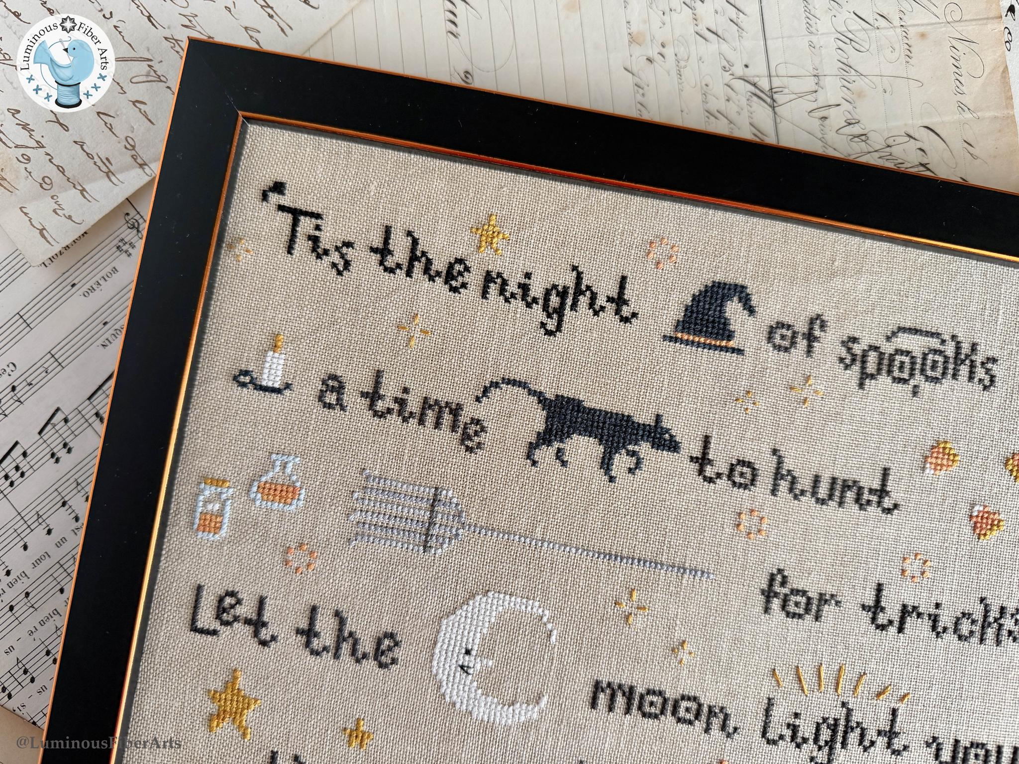 'Tis the Night - Luminous Fiber Arts - Cross Stitch Pattern [Needlework Marketplace 2026]