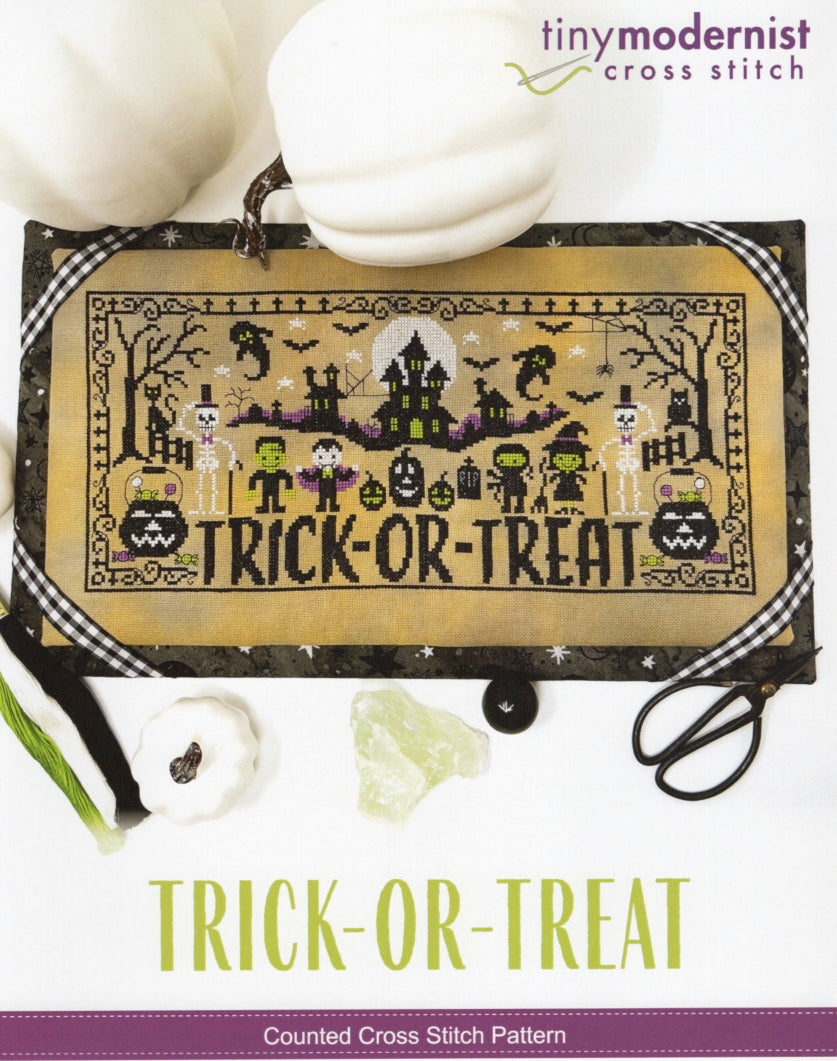 Trick-Or-Treat - Tiny Modernist - Cross Stitch Pattern