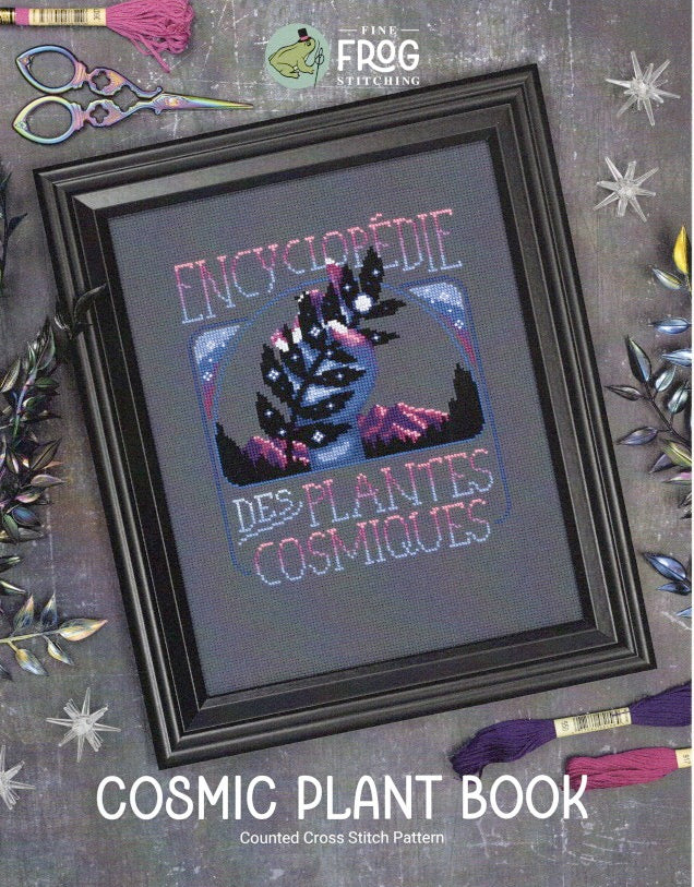 Cosmic Plant Book - Fine Frog Stitching - Cross Stitch Pattern