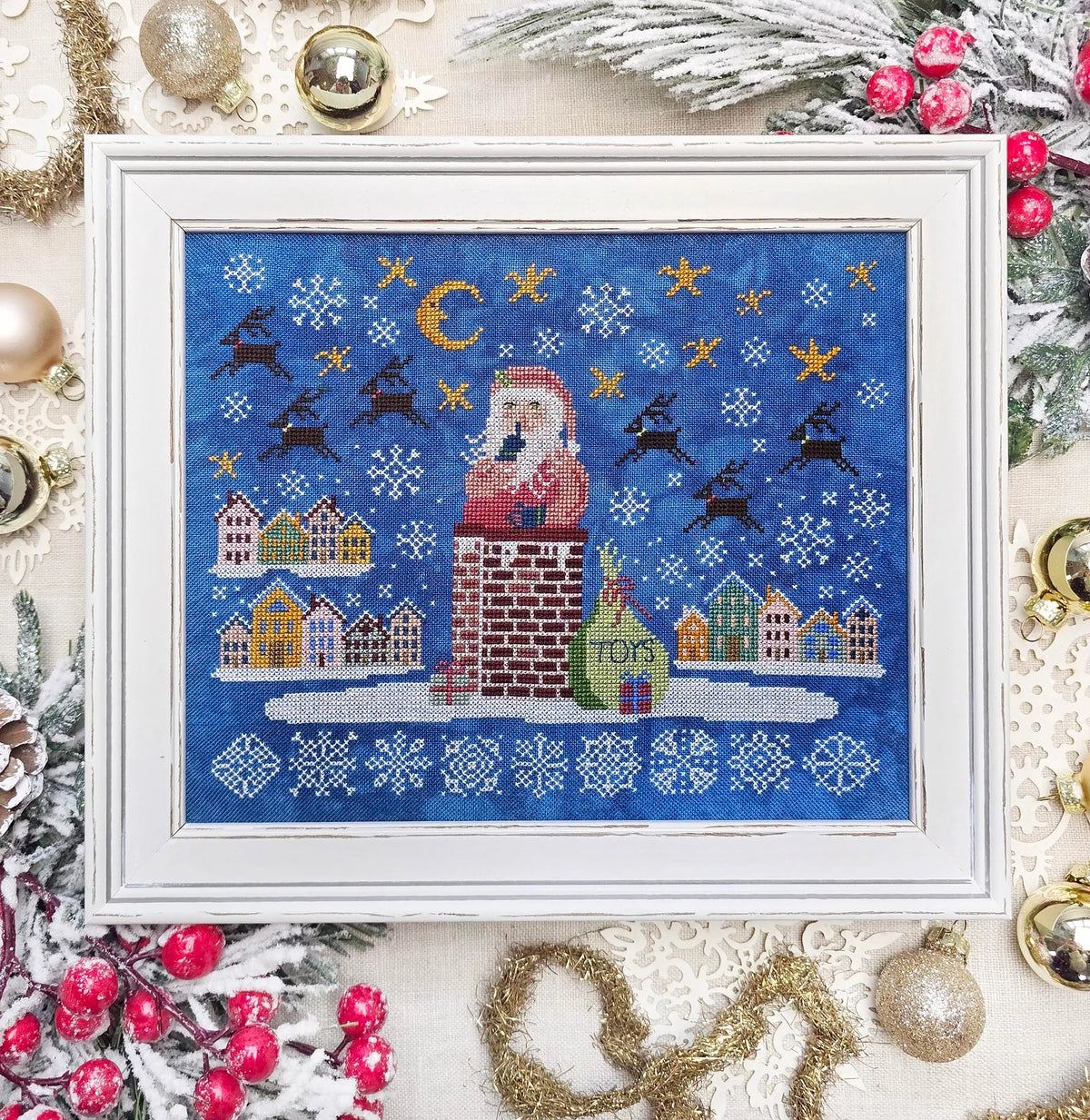 View From Above - Kathy Barrick & Hello From Liz Mathews - Cross Stitch Pattern