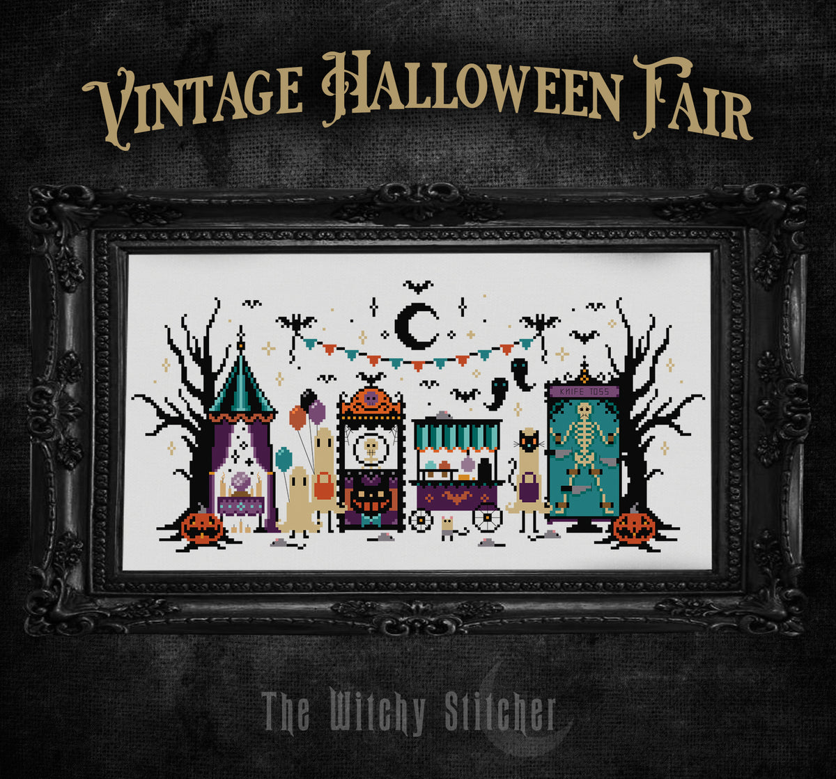 Vintage Halloween Fair - The Witchy Stitcher - Cross Stitch Pattern