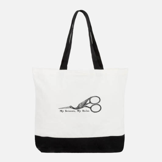 My Scissors My Rules Tote Bag - Heartstring Samplery - Cross Stitch Gifts [Nashville 2024 Exclusive]