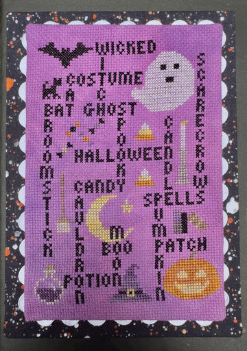 Words to Live By: Halloween Edition - SamBrie Stitches Designs - Cross Stitch Pattern [Needlework Marketplace 2023 Exclusive]
