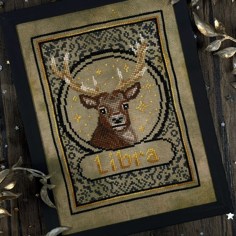 Zodiac Libra - The Stitch Crypt - Cross Stitch Pattern [Needlework Marketplace 2026]