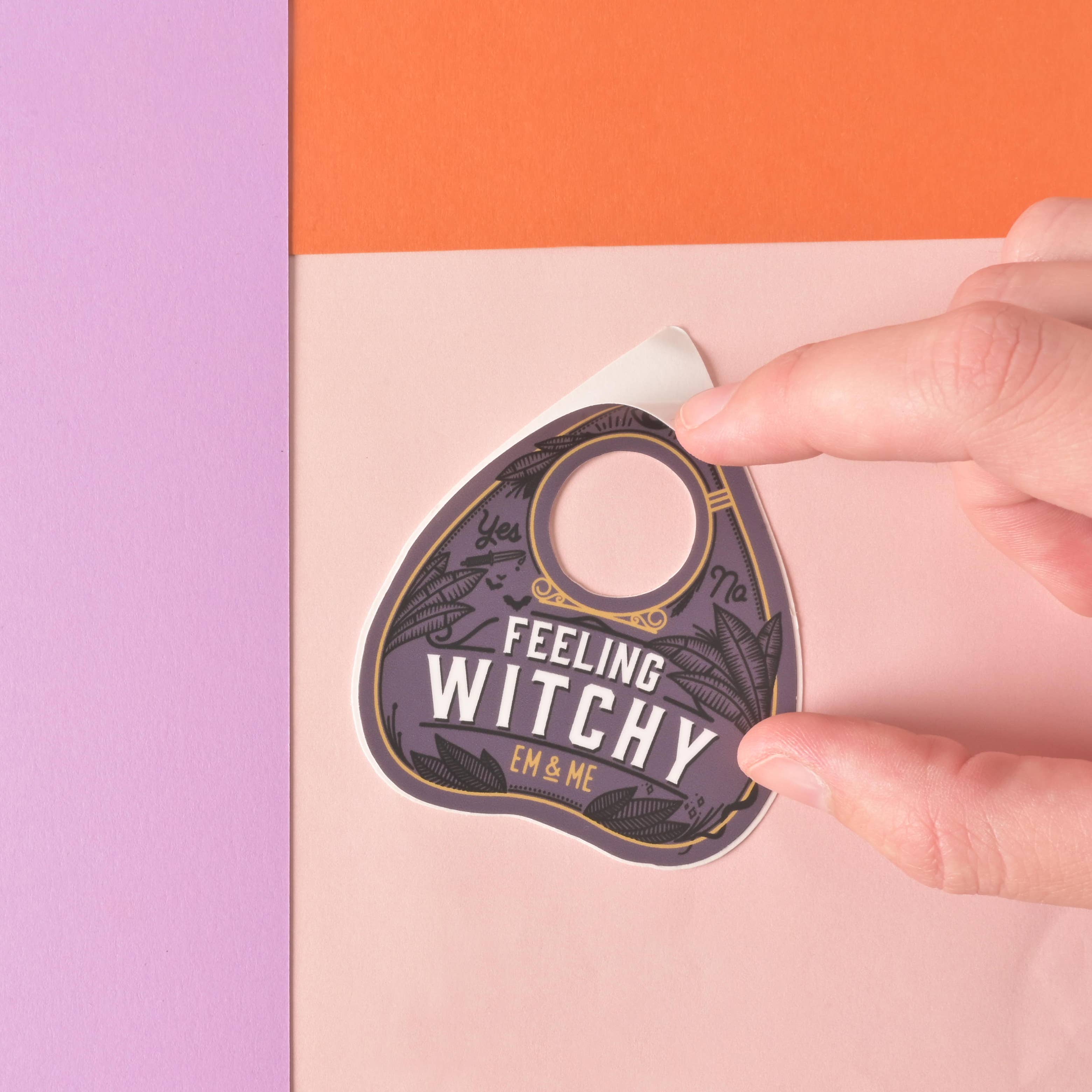 Feeling Witchy Planchette Sticker - Em & Me