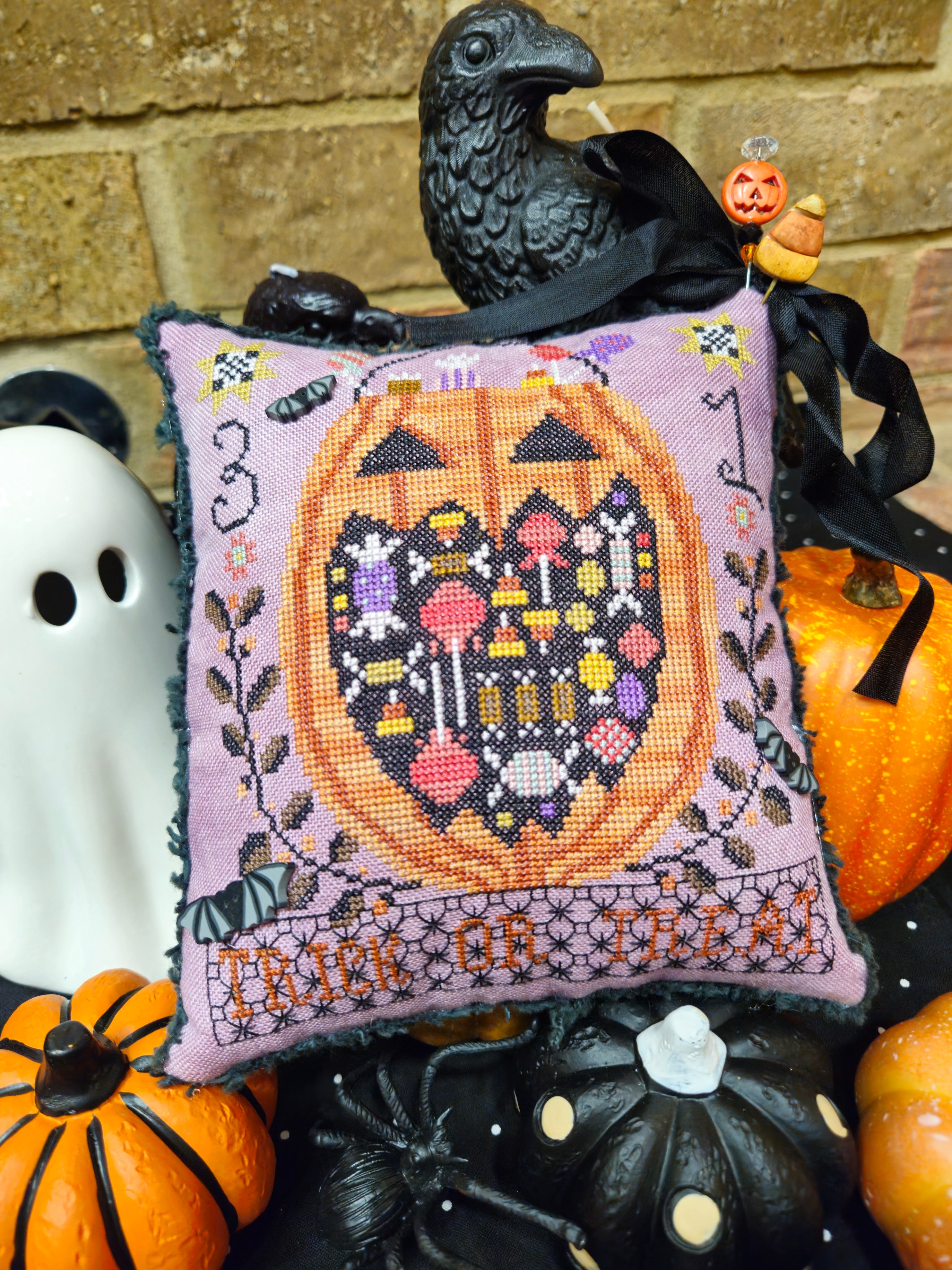 Trick or Treat - Quaint Rose Needlearts - Cross Stitch Pattern [Needlework Marketplace 2026]