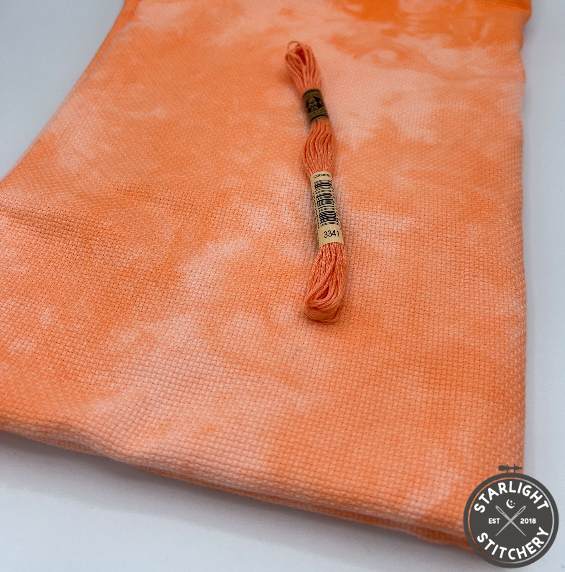 "Dreamsicle" Atomic Ranch Fabrics - Hand Dyed Cross Stitch Fabric