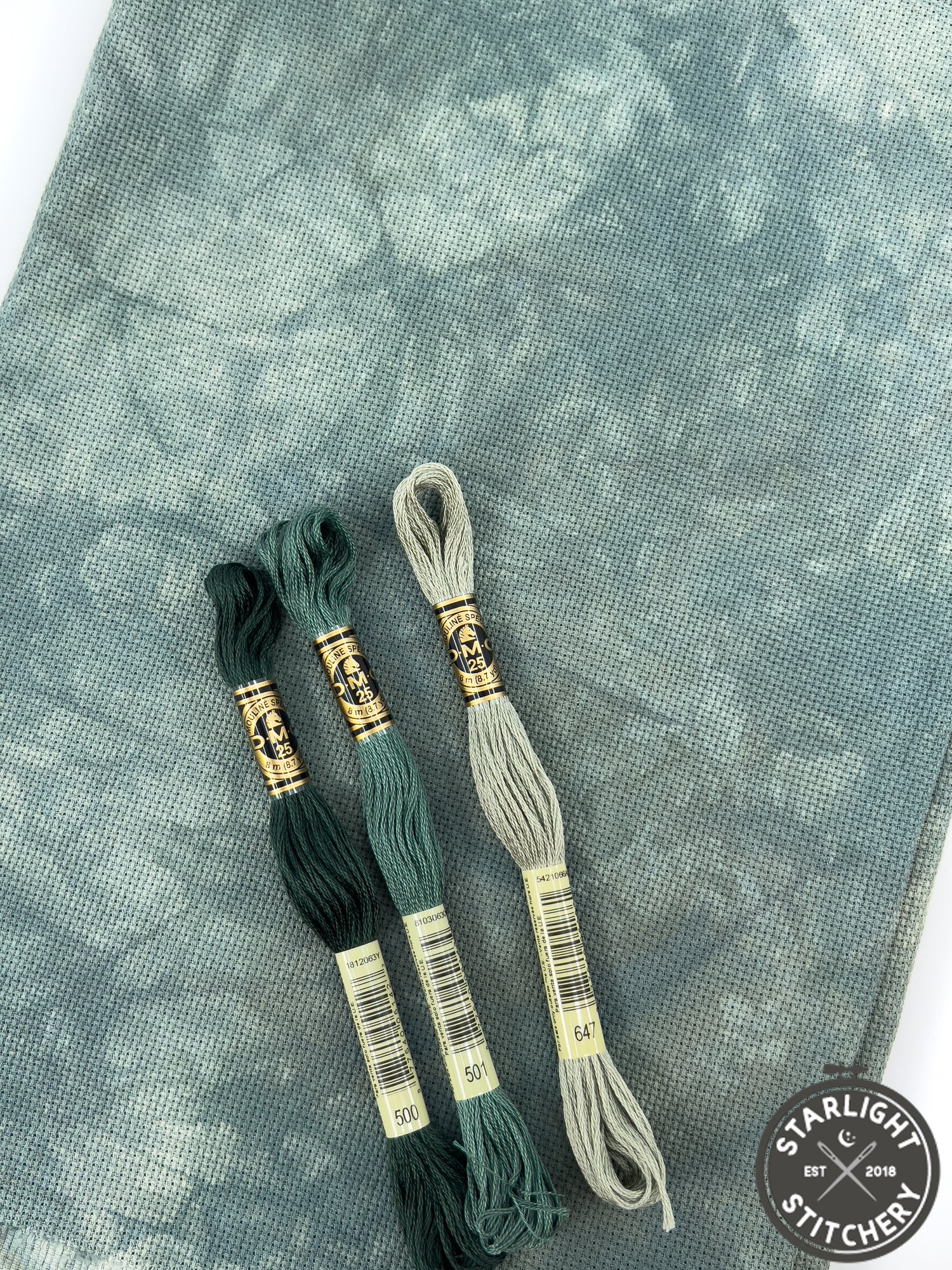 "Sequoia" Atomic Ranch Fabrics - Hand Dyed Cross Stitch Fabric
