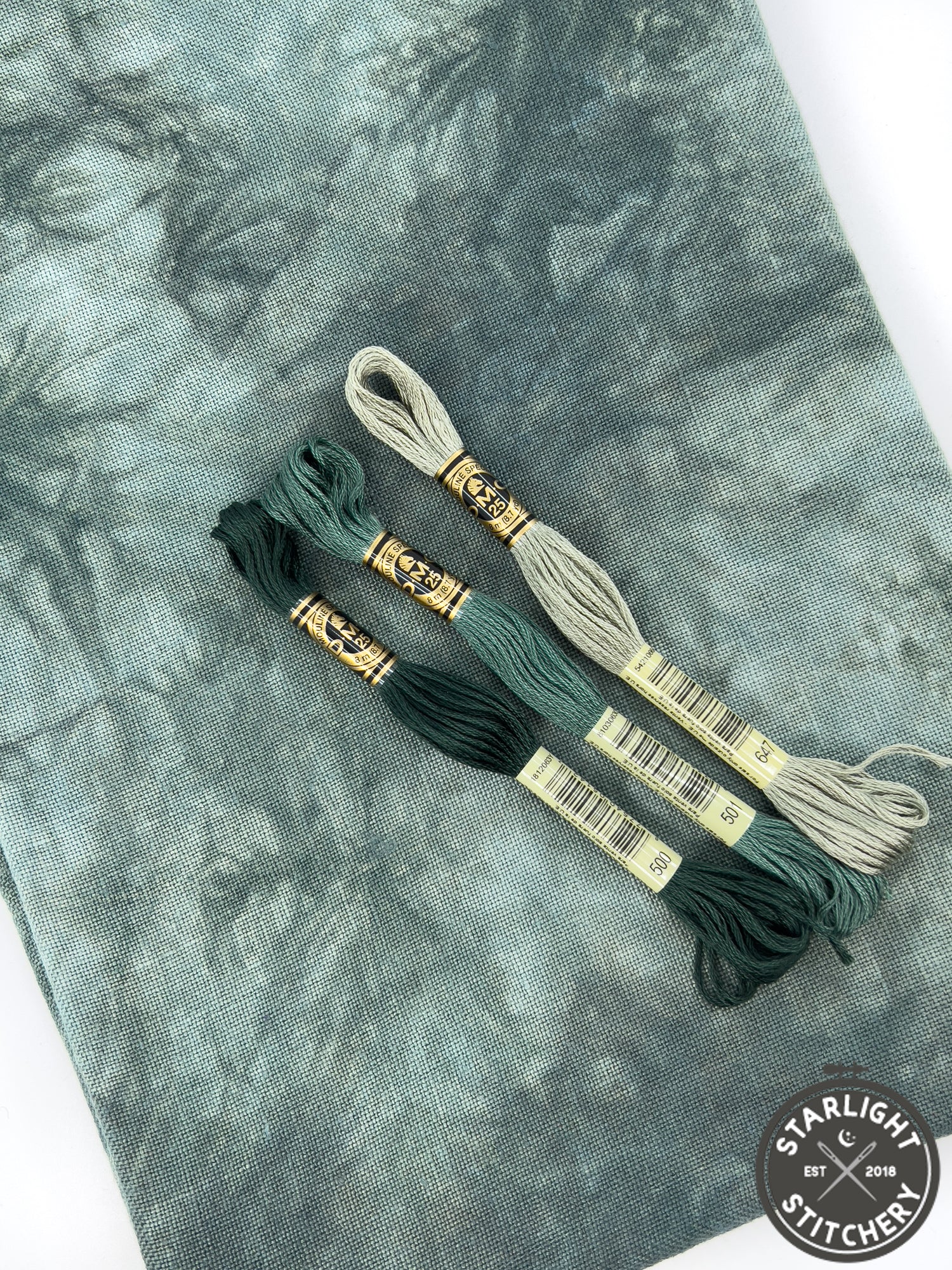 "Sequoia" Atomic Ranch Fabrics - Hand Dyed Cross Stitch Fabric