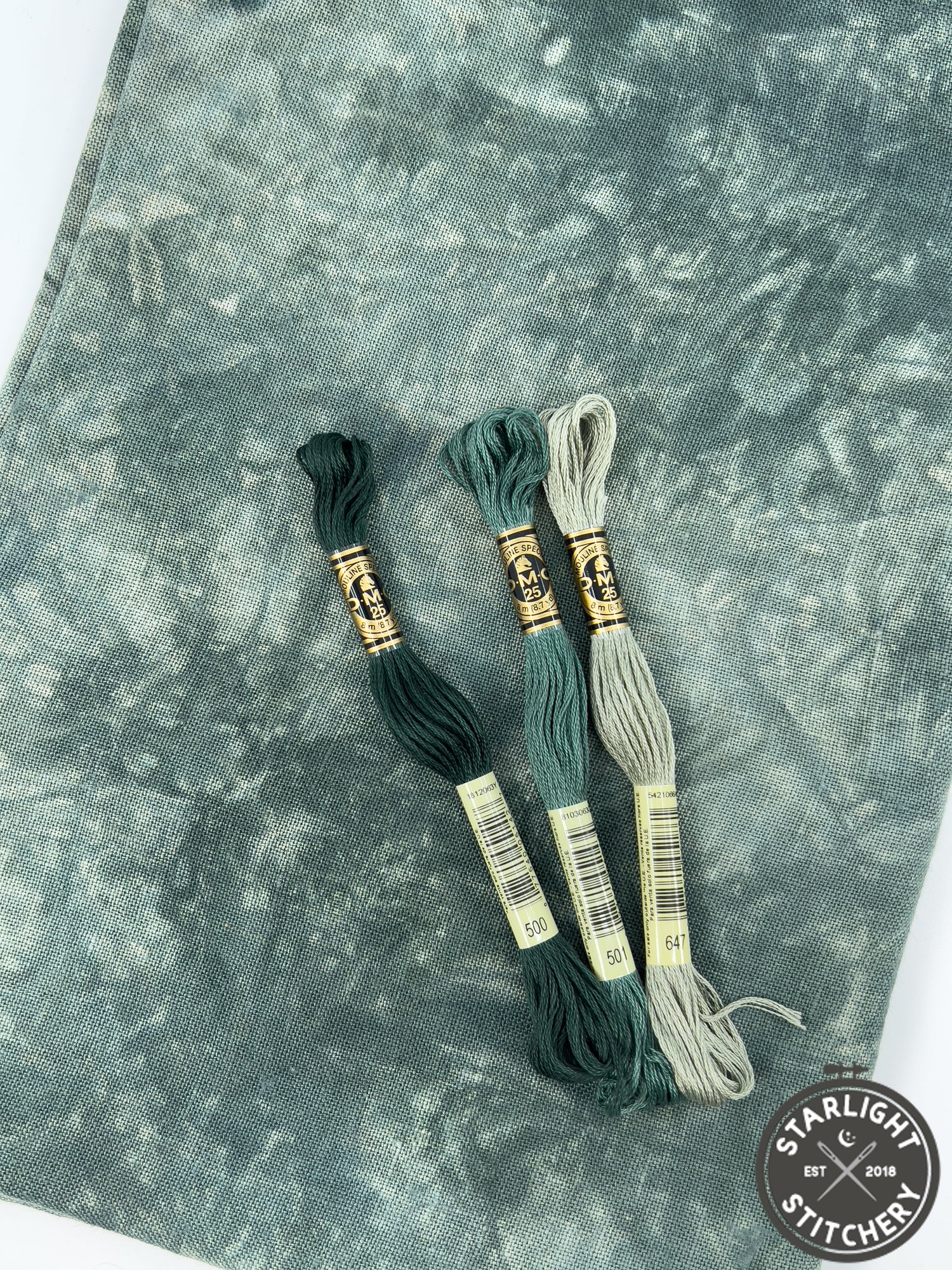 "Sequoia" Atomic Ranch Fabrics - Hand Dyed Cross Stitch Fabric