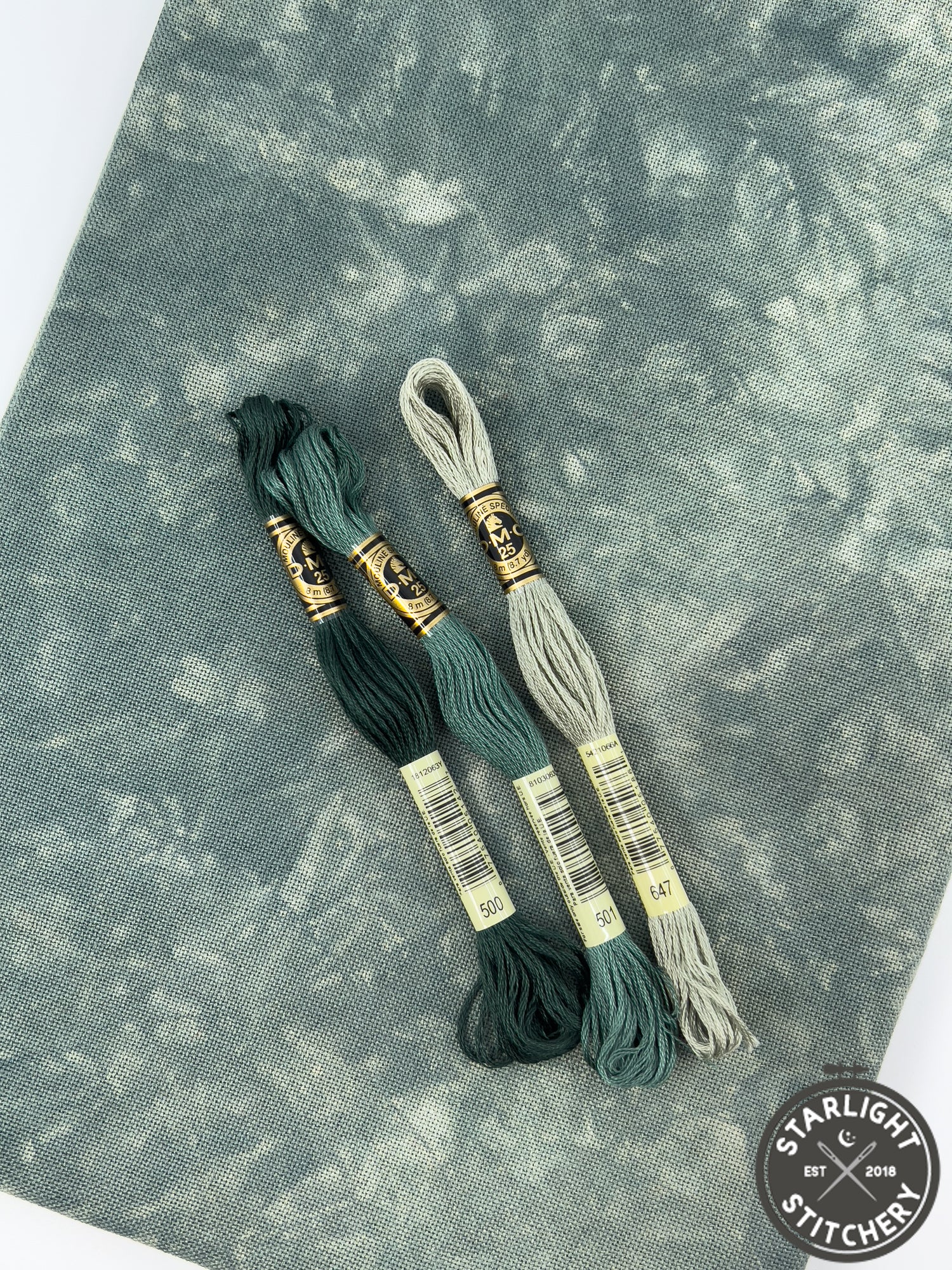 "Sequoia" Atomic Ranch Fabrics - Hand Dyed Cross Stitch Fabric