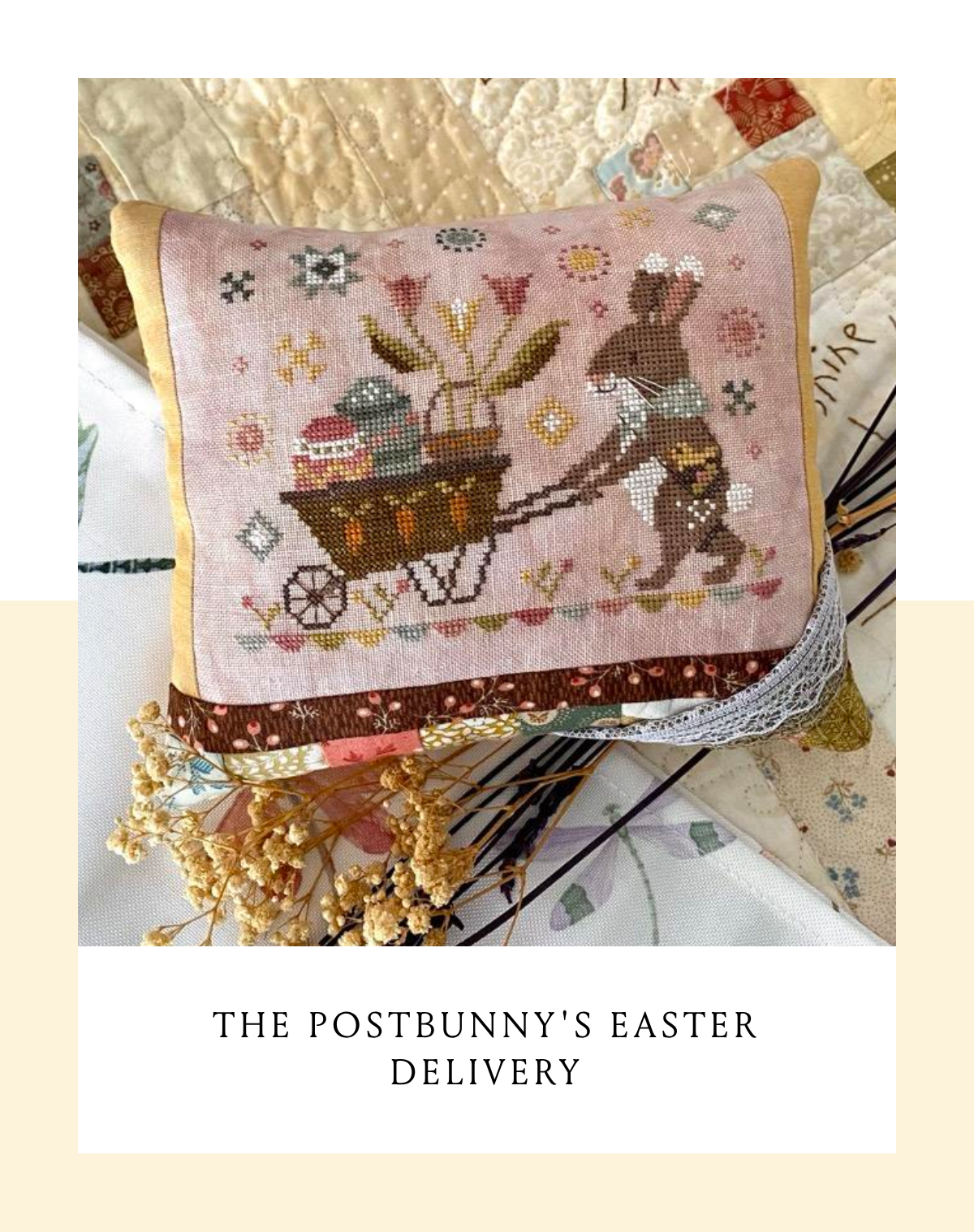 The Postbunny's Easter Delivery - Blueberry Ridge Design - Cross Stitch Pattern [Nashville 2026]