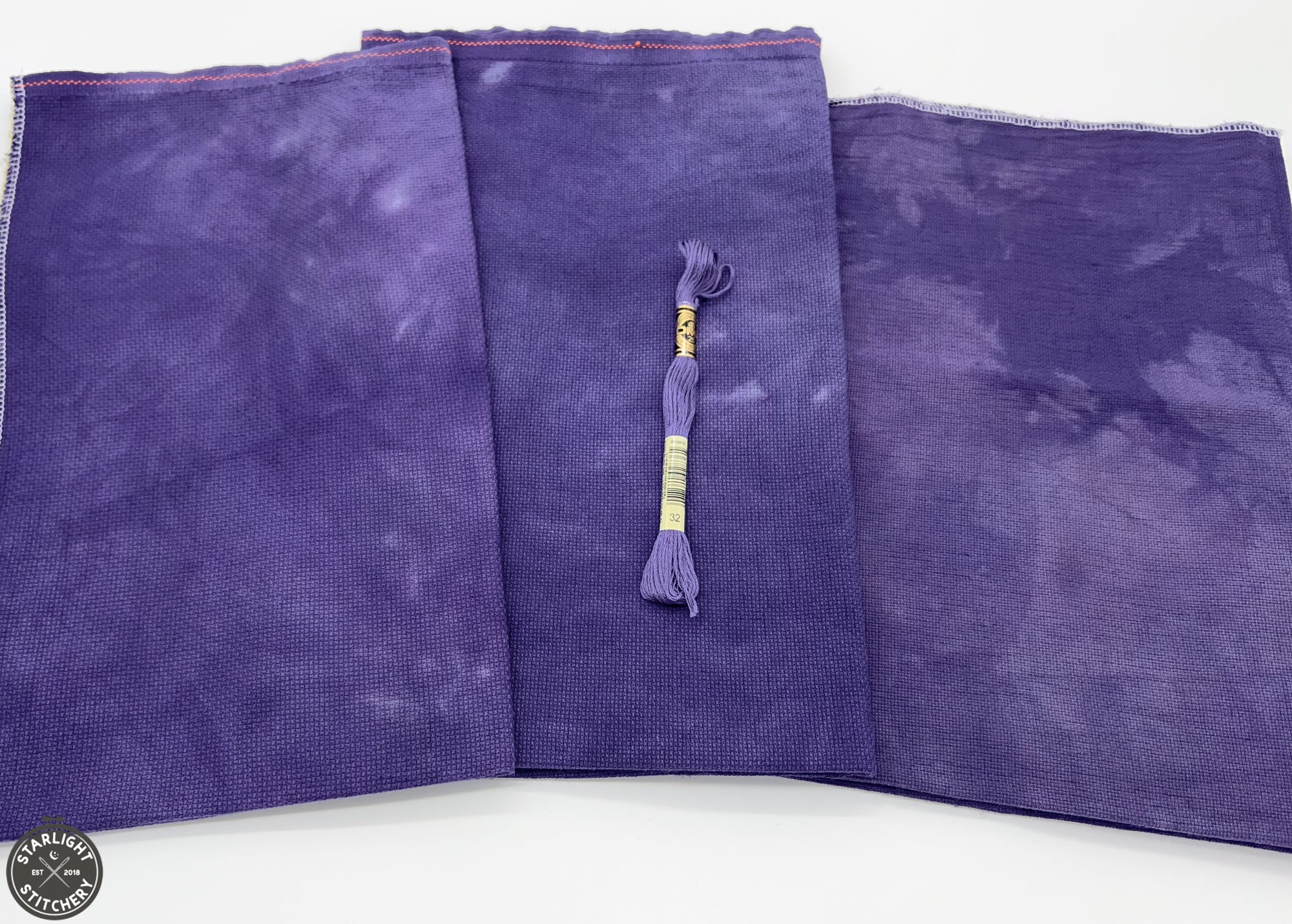 "Eggplant" Atomic Ranch Fabrics - Hand Dyed Cross Stitch Fabric