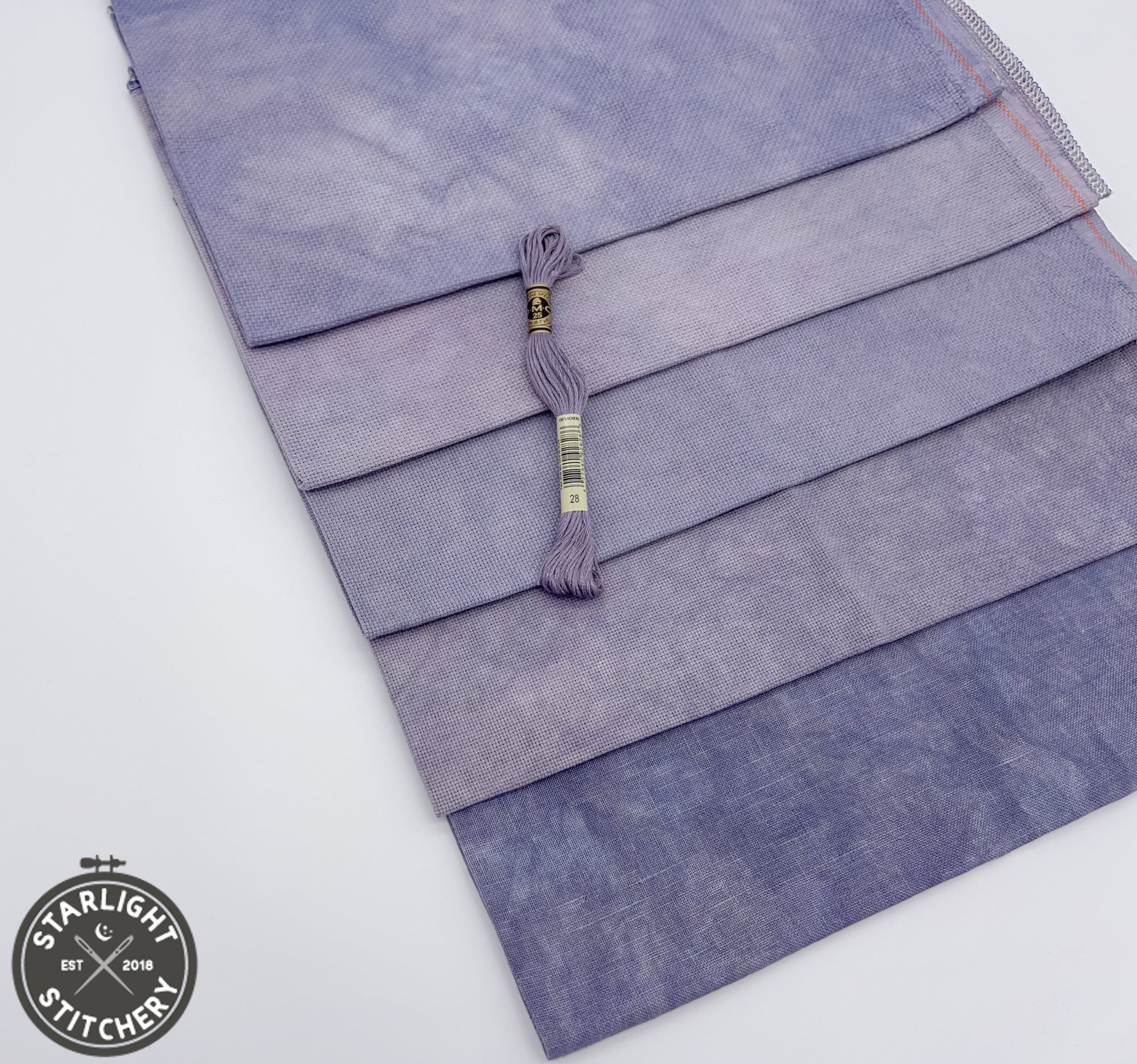 "Plum Forest" Atomic Ranch Fabrics - Hand Dyed Cross Stitch Fabric