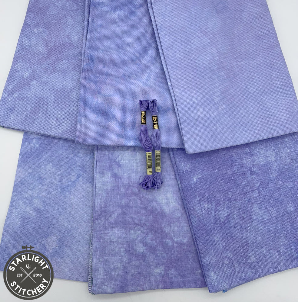 "Lavender" Atomic Ranch Fabrics - Hand Dyed Cross Stitch Fabric