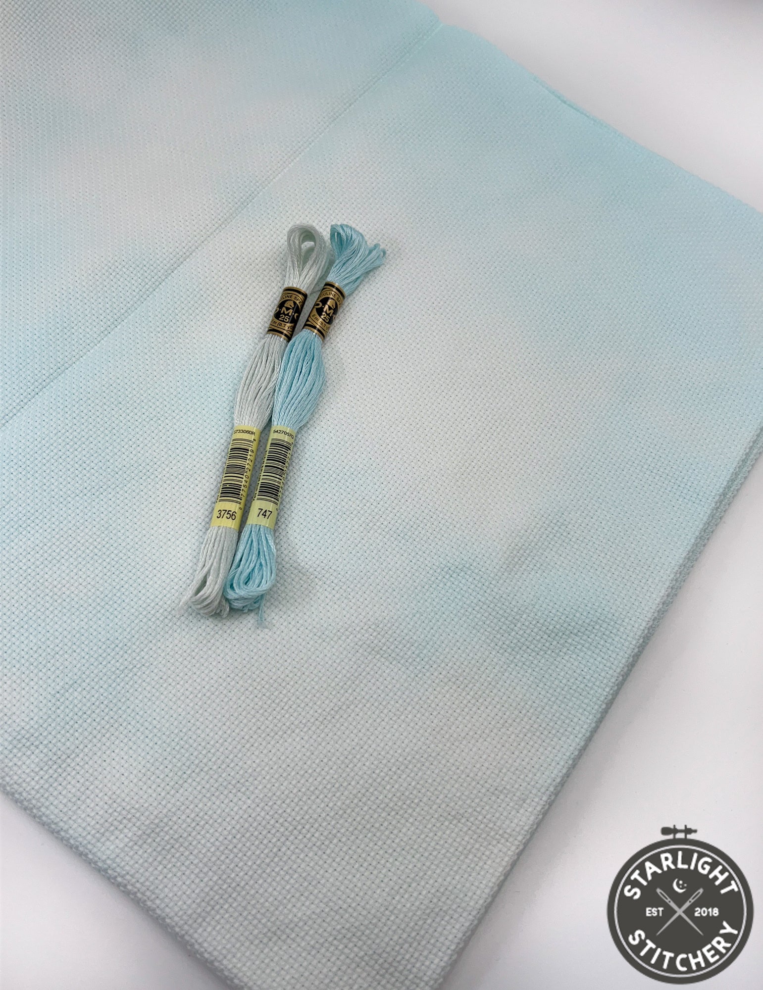 "Ocean Sand" Atomic Ranch Fabrics - Hand Dyed Cross Stitch Fabric