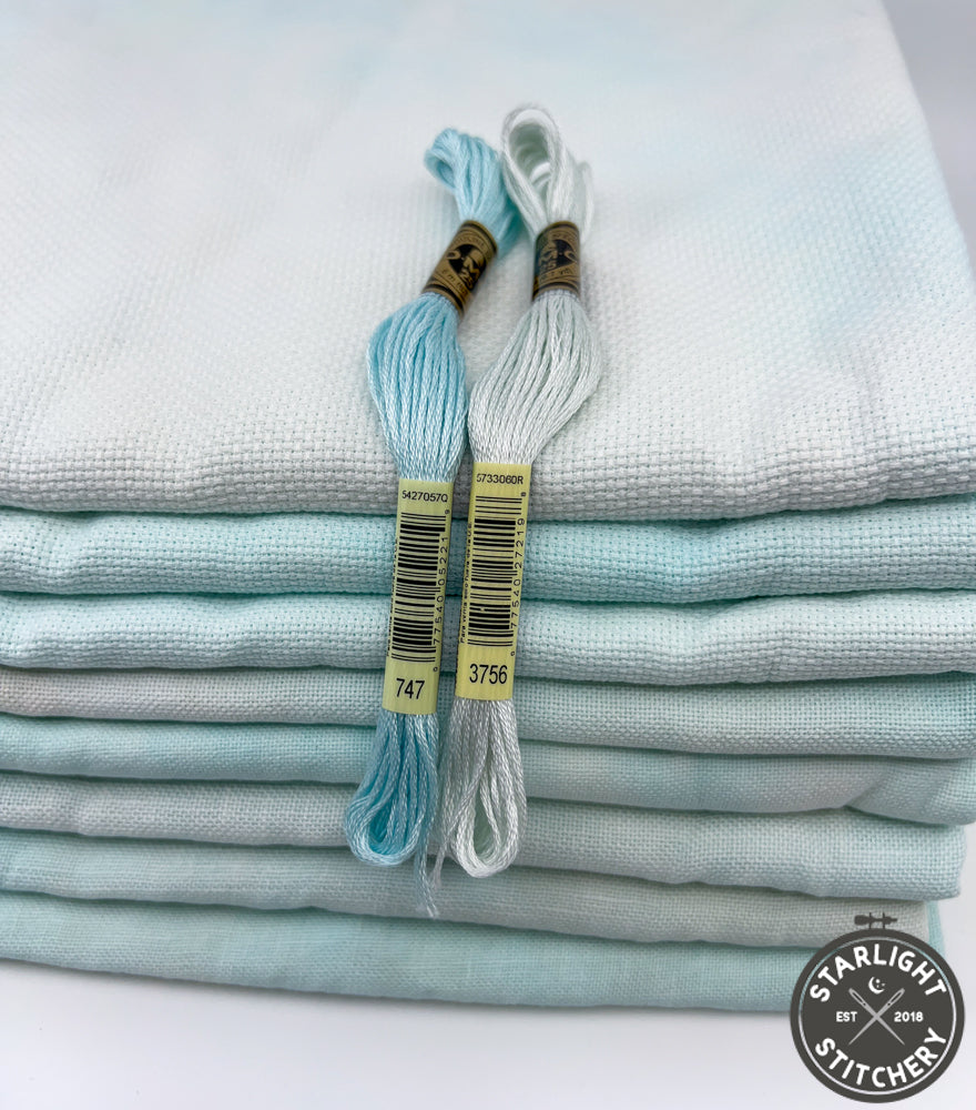 "Ocean Sand" Atomic Ranch Fabrics - Hand Dyed Cross Stitch Fabric