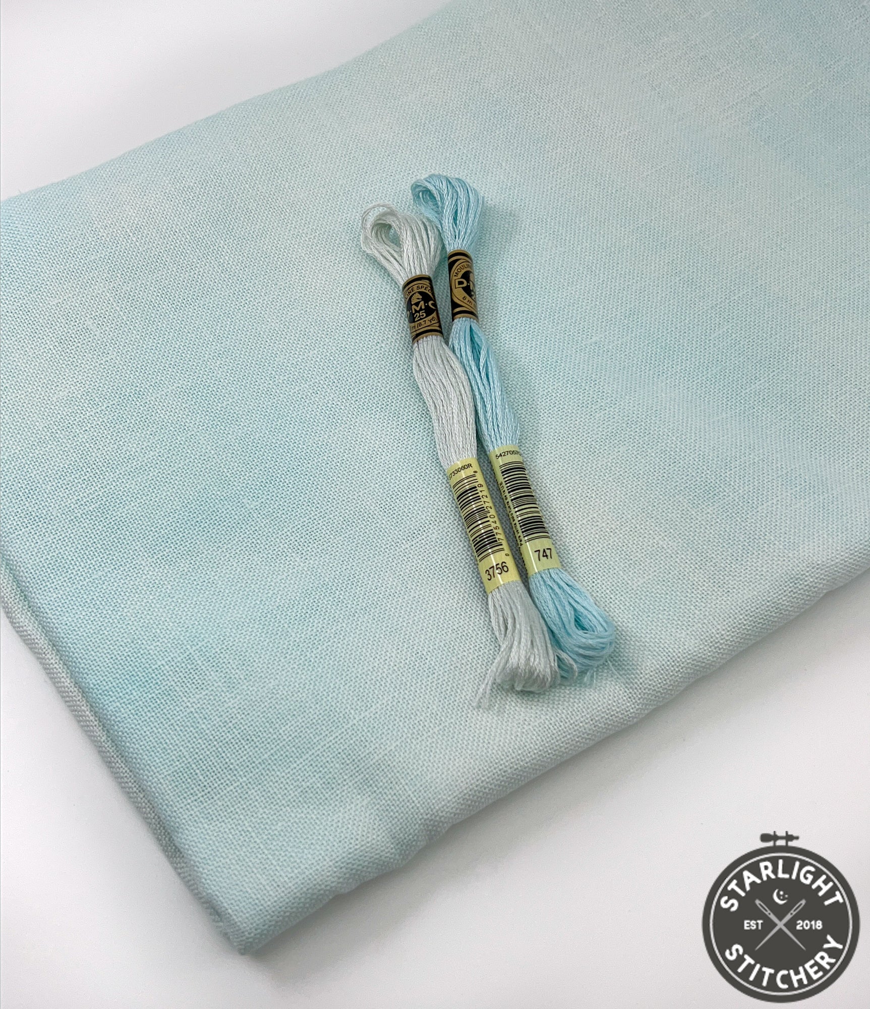 "Ocean Sand" Atomic Ranch Fabrics - Hand Dyed Cross Stitch Fabric