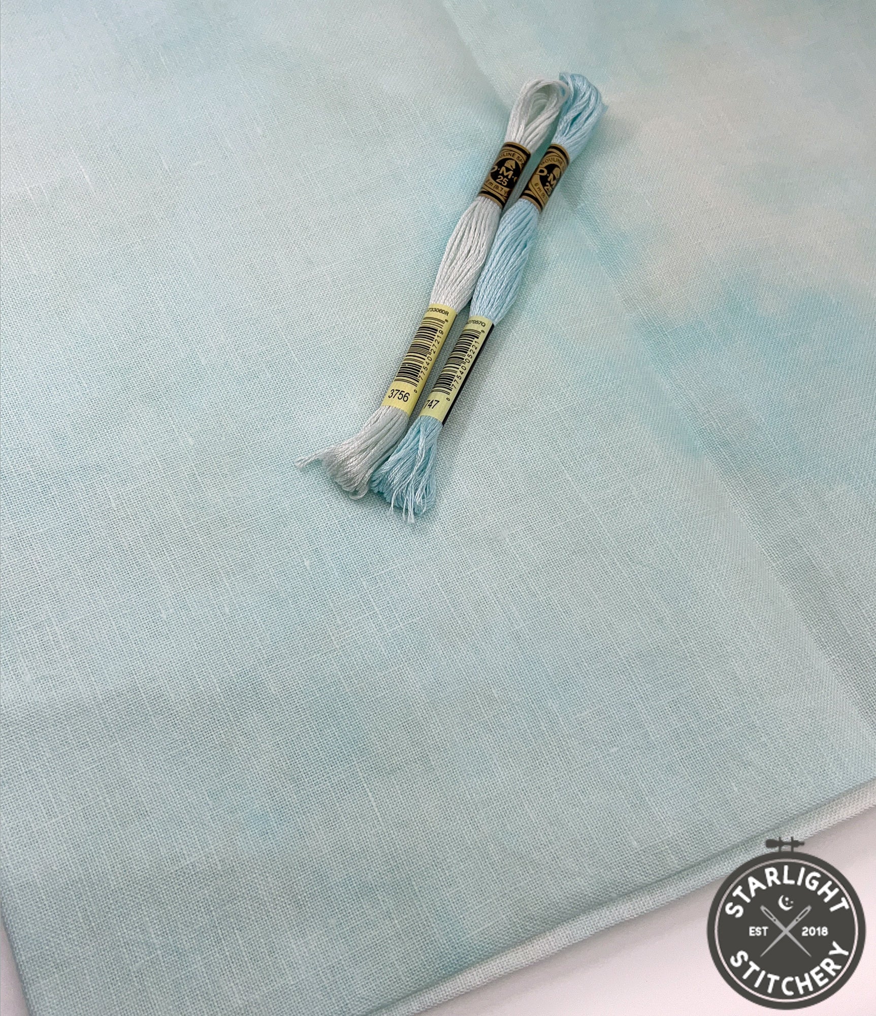 "Ocean Sand" Atomic Ranch Fabrics - Hand Dyed Cross Stitch Fabric