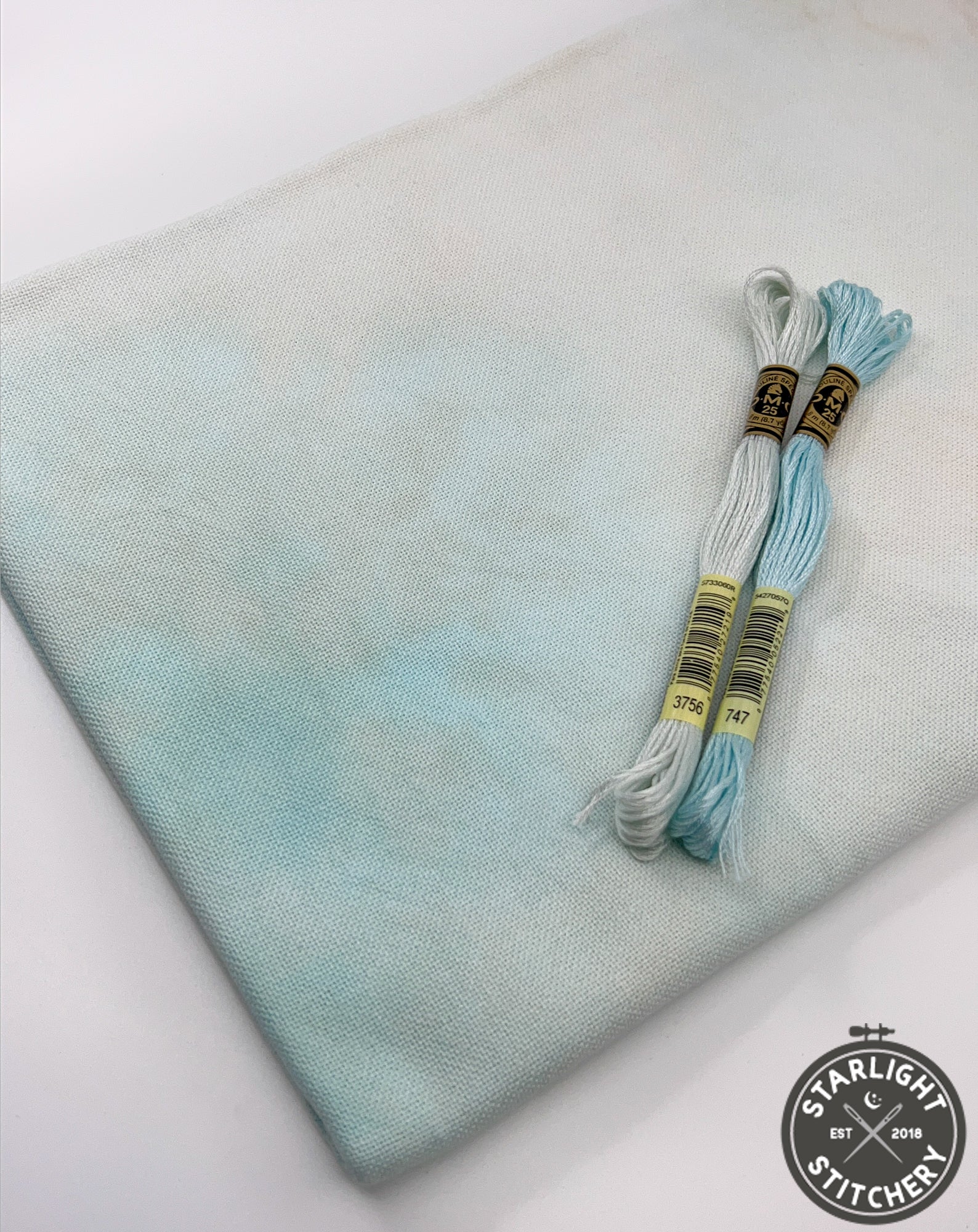 "Ocean Sand" Atomic Ranch Fabrics - Hand Dyed Cross Stitch Fabric