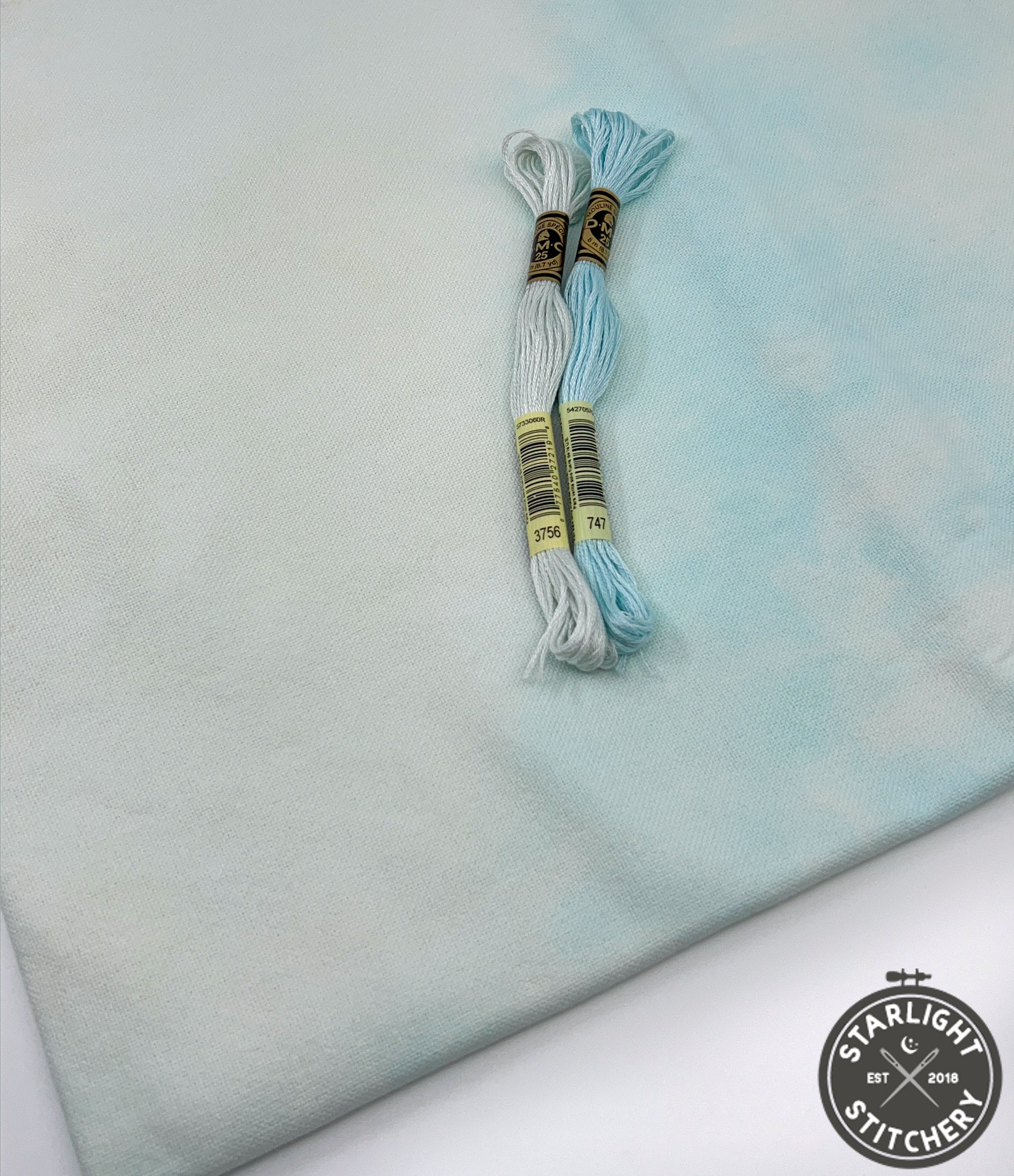 "Ocean Sand" Atomic Ranch Fabrics - Hand Dyed Cross Stitch Fabric
