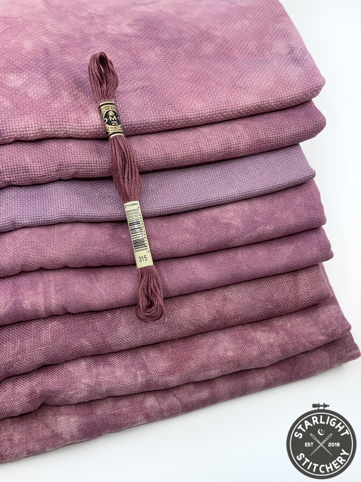 "Tea Rose" Atomic Ranch Fabrics - Hand Dyed Cross Stitch Fabric