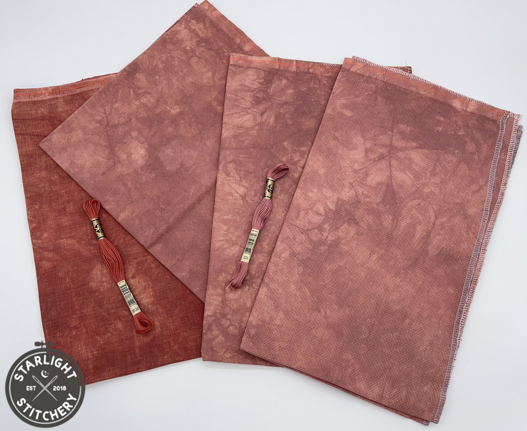 "Copper Penny" Atomic Ranch Fabrics - Hand Dyed Cross Stitch Fabric